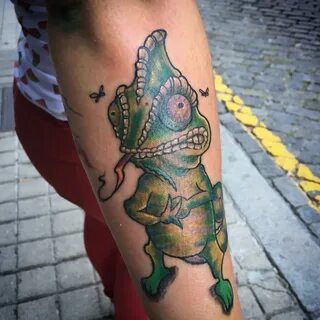 60+ Colorful Chameleon Tattoo Ideas - Designs That Will Make