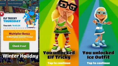 Subway Surfers: Winter Holiday (Elf Tricky "Thursday" Multip