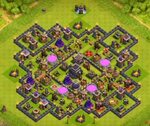 Gambar Base Coc Th 9 - Clash For Clans