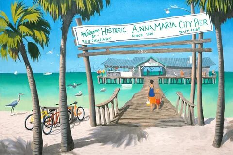 Anna Maria Island City Pier Digital Download Photography Art