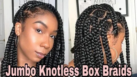 31+ knotless box braids middle part - JameNeva