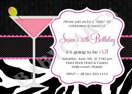 The top 25 Ideas About 30th Birthday Invitations Templates F