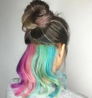 Rainbow hair * calling all unicorns #teamunicorn pastel rain