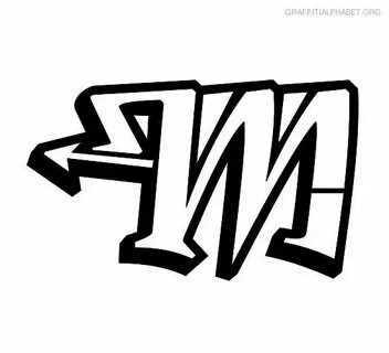 The letter: M Graffiti alphabet, Lettering alphabet, Graffit