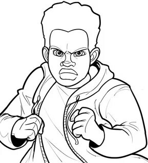 Miles Morales Coloring Pages