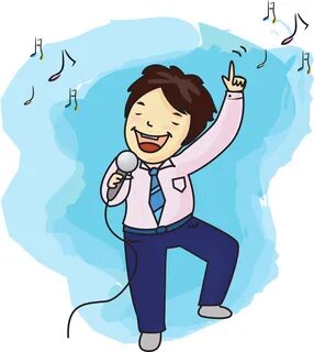 Singing Clipart Menyanyi - Clip Art Karaoke Png Transparent 