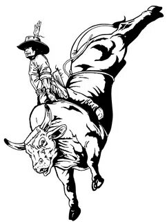 Bull Riding Coloring Pages at GetDrawings Free download