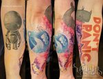 Tattoos in Progress by Michele Adams Hitchhikers Guide to th