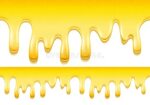 Yellow Drips Lemon Jelly Honey Drops Stock Illustrations - 7