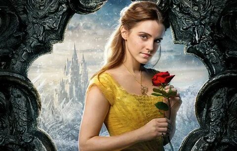 Обои cinema, girl, love, rose, Disney, Emma Watson, flower, 