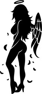 How to Draw a Sexy Angel, Coloring Page, Trace Drawing