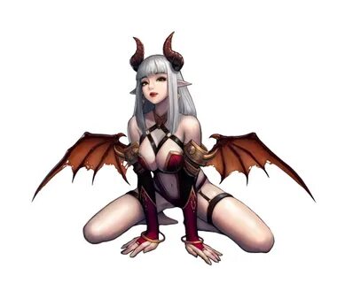 Succubus Demon Posing - Pathfinder PFRPG DND D&D 3.5 5E 5th 