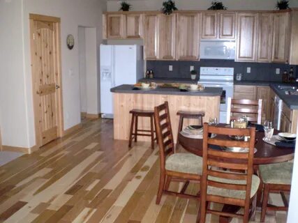 Whitewashed Hickory Cabinets