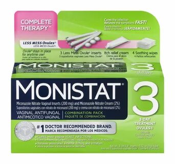 Monistat 3-Day Vaginal Antifungal Complete Therapy 3-Day Tre
