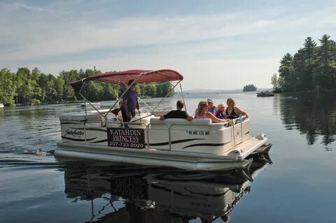 Maine Pontoon Boat Tours and Sunset Tours