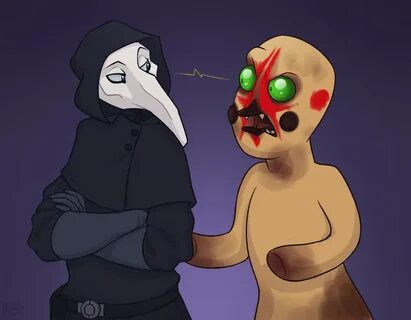 SCP-049 and SCP-173 by Mimi-fox -- Fur Affinity dot net