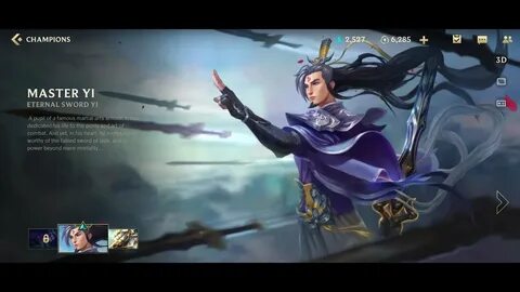 Master Yi "Eternal Sword" Skin SHOWCASE and GAMEPLAY ! Leagu