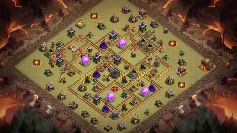 Best TH 10 War Base in Clash Of Clans