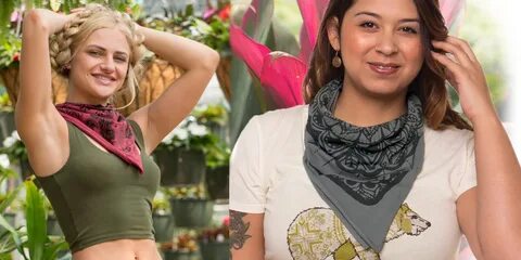 Sale how to wear a bandana on neck in stock