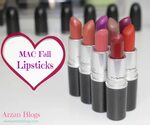 ARZAN BLOGS: MAC Fall Lipsticks, Lip Pencils & Lip Combinati