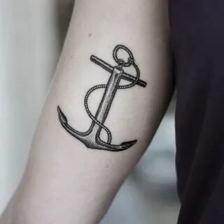 ▷ 1001 + coole Anker Tattoo Ideen und Infos über ihre symbol