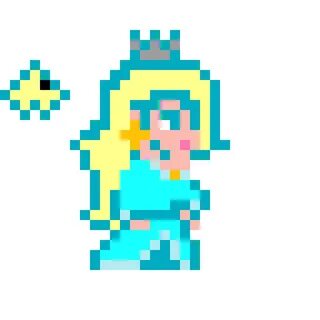 Pixilart - princess rosalina & luma super mario bros. 2 