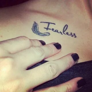 tattoos, fearless, taylor swift but with a different feather