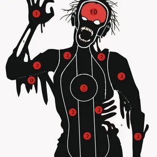 15 Pcs Zombie Paper Shooting Targets (12x16 Inches) Wish Pap