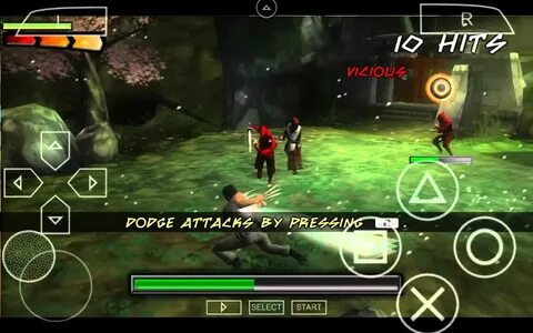 #X-Men Origins Wolverine on Android running on ppsspp emulat