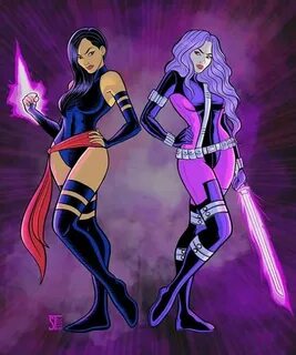 Psylocke & Revanche (Marvel Comics) Arte de Sergio Torres In