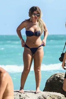 Brielle Biermann in Bikini on the Beach in Miami 02/24/2018 