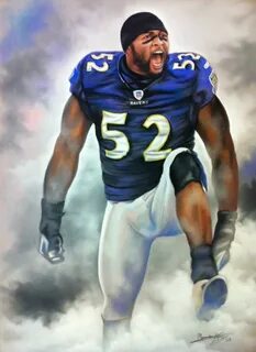Pastel of Ray Lewis Ravens football, Ray lewis, Sports pictu