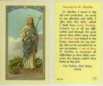 Novena to Saint Martha Prayer Card HolyFamilyOnline.com