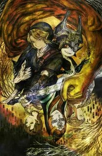 Zelda Twilight Princess gravure fan art Twilight princess, Z