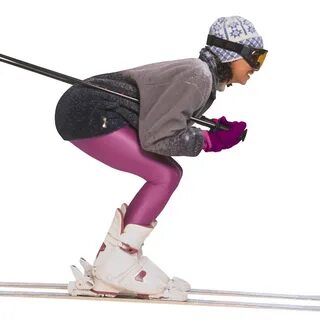 2932x2932 girl, skiing, white background Ipad Pro Retina Dis
