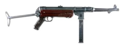 Lot Detail - (N) ATTRACTIVE GERMAN MP-40 MACHINE GUN ON REGI