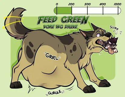 Feed Green - Vore WG Drive pt 2 by leeomon -- Fur Affinity d