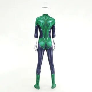 3D Printed Female Green Lantern Spandex Superhero Costume
