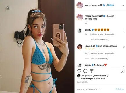María Becerra explotó las redes con una foto en una brillant