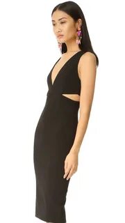 Alice and Oliva cocktail dress with cut outs cheap in high q