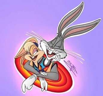 Bugs Bunny and Lola Bunny Space Jam Looney tunes wallpaper, 