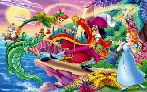 Captain Hook And Peter Pan Desktop Backgrounds For Mobile Ph