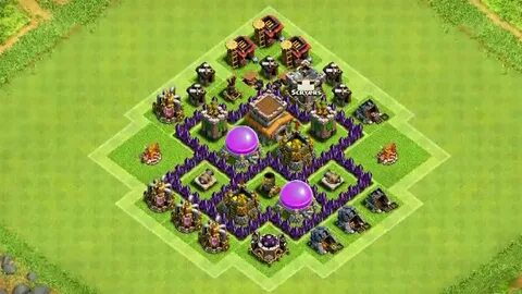 Town Hall 4 Base : Clash of clans town hall 4 builder base -