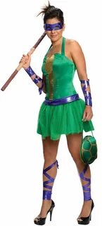 T.M.N.T. Female Donatello Costume Adult Products Turtle cost