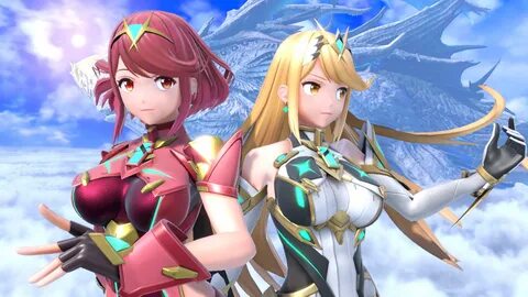 Take another look at Pyra and Mythra in Smash Bros. Ultimate