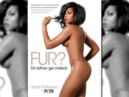 Actress Taraji P. Henson Poses Nude For PETA