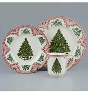 Johnson Brothers OLD BRITAIN CASTLES PINK CHRISTMAS Dinner P