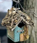 Driftwood Birdhouse Feeders & Birdhouses Outdoor & Gardening