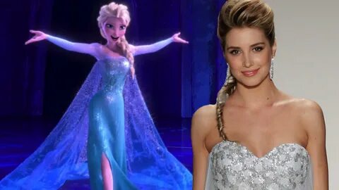 Here's What the 'Frozen' Wedding Dress Looks Like in Real Li