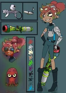 A new splatoon oc and my very first octoling First name: Kyl